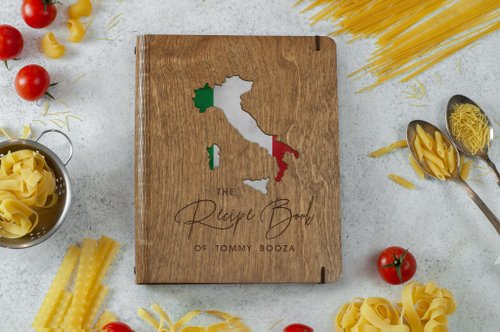 Custom Recipe Book with Dividers, Ideal Gift for Mom and Who Loves Cooking  - Shop ObForge Notebooks & Journals - Pinkoi