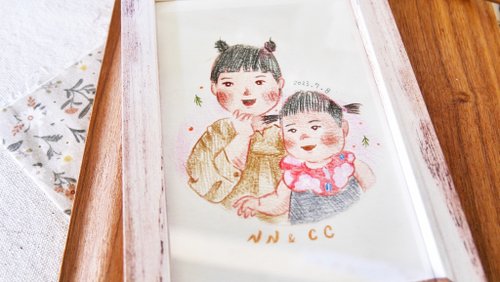 絵画のようなかわいい色鉛筆】イラスト/オーダーメイドギフト