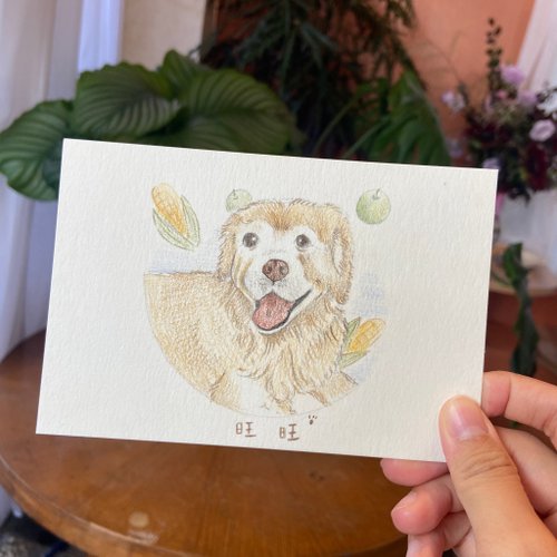 手描きイラスト　色鉛筆　オーダー商品 手描きイラスト 色鉛筆画 オーダー - メルカリ