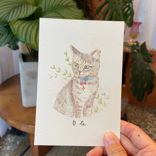 手描きイラスト　色鉛筆　オーダー 手描きイラスト 色鉛筆画 オーダー商品