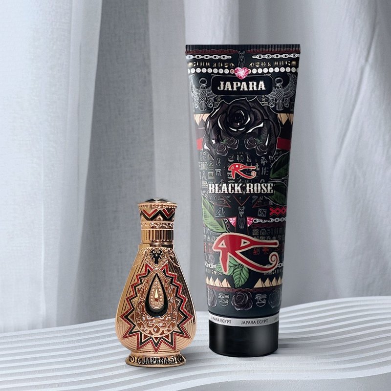 [Valentine's Day Limited] Black Rose Fragrance Set | 3ML Small Incense + Fragrance Softening Lotion Egyptian Alcohol-Free - น้ำหอม - วัสดุอื่นๆ หลากหลายสี