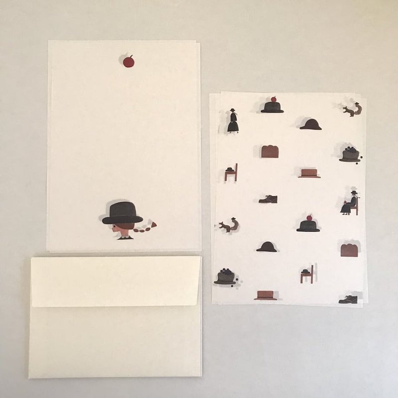 Hat letter set - ซองจดหมาย - กระดาษ ขาว