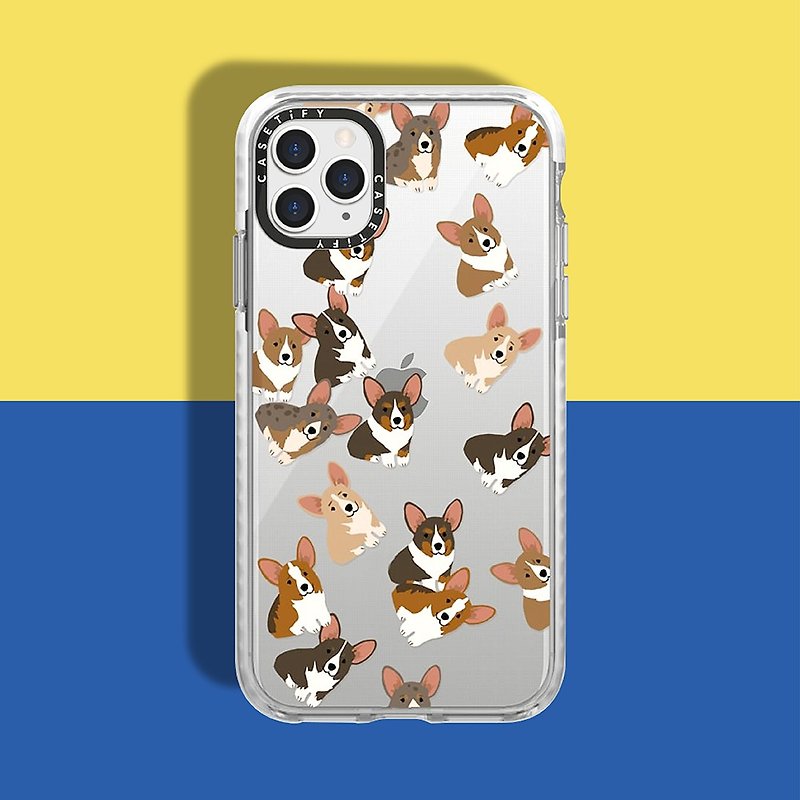 Casetify iPhone 11 Pro Max Impact Resistant Protective Case-Trick or Treat Corgi - Phone Cases - Polyester Multicolor