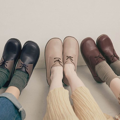 Bonjour女人愛買鞋 現貨 日本設計 x 台灣製作BJ經典防潑水繫帶舒適麵包鞋