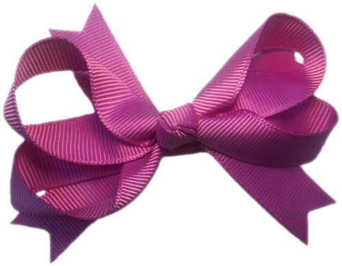Cutie Bella 美好生活精品館 Cutie Bella 蝴蝶結全包布 手工髮飾Bow Swallow髮夾-Purple