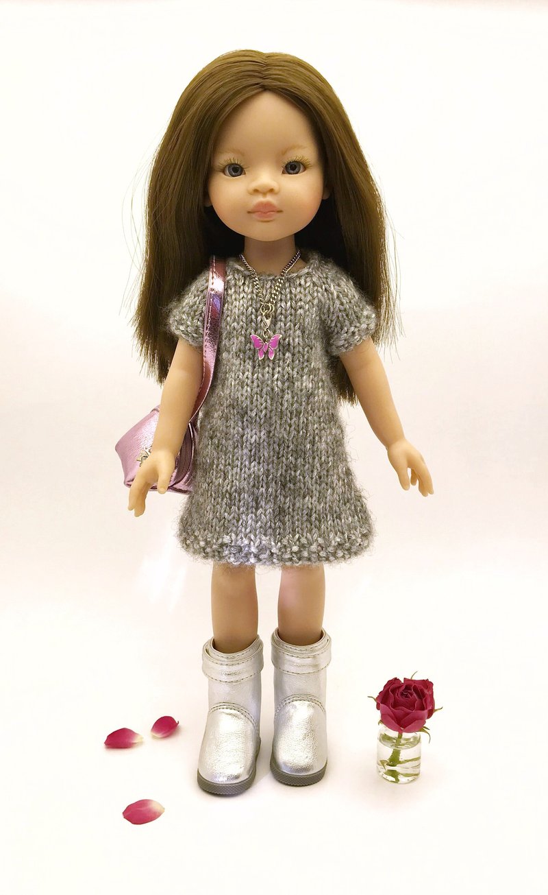 Knitting Queen Look SS18 Amigas Mali Doll - Other - Other Materials Silver