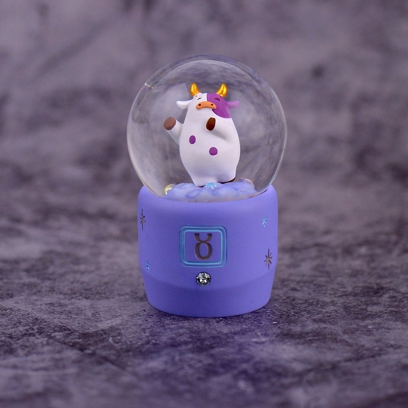 Cute Constellation Series - Taurus Crystal Ball Decoration Shu Pressure Healing Birthday Valentine's Day Exchange Gift - Items for Display - Glass 