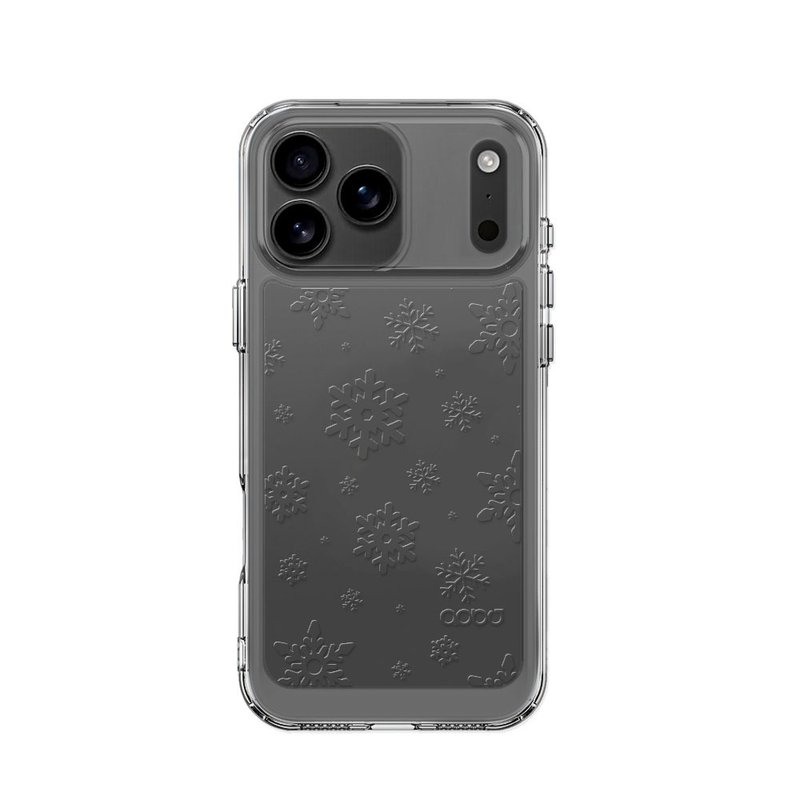 apbs iPhone 17/16/15/14/13/12系列 浮雕感防震雙料手機殼-映雪 - 手機殼/手機套 - 其他材質 多色