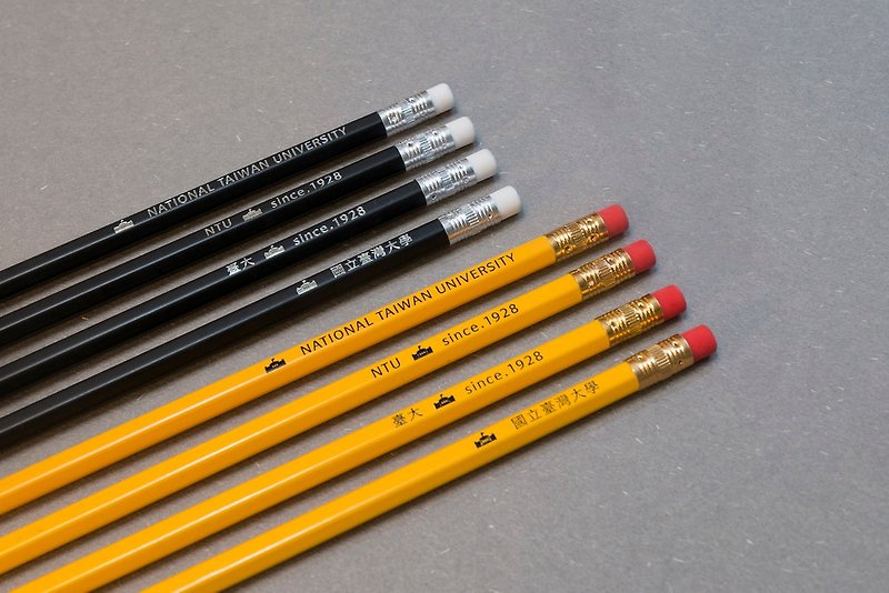 NTU Classic Hex Pencil - Black Rod - Other Writing Utensils - Wood 
