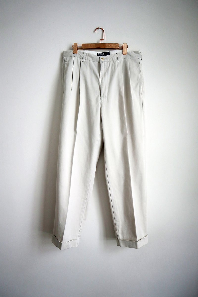 Pumpkin Vintage. Ancient casual trousers - กางเกงขายาว - ผ้าฝ้าย/ผ้าลินิน 