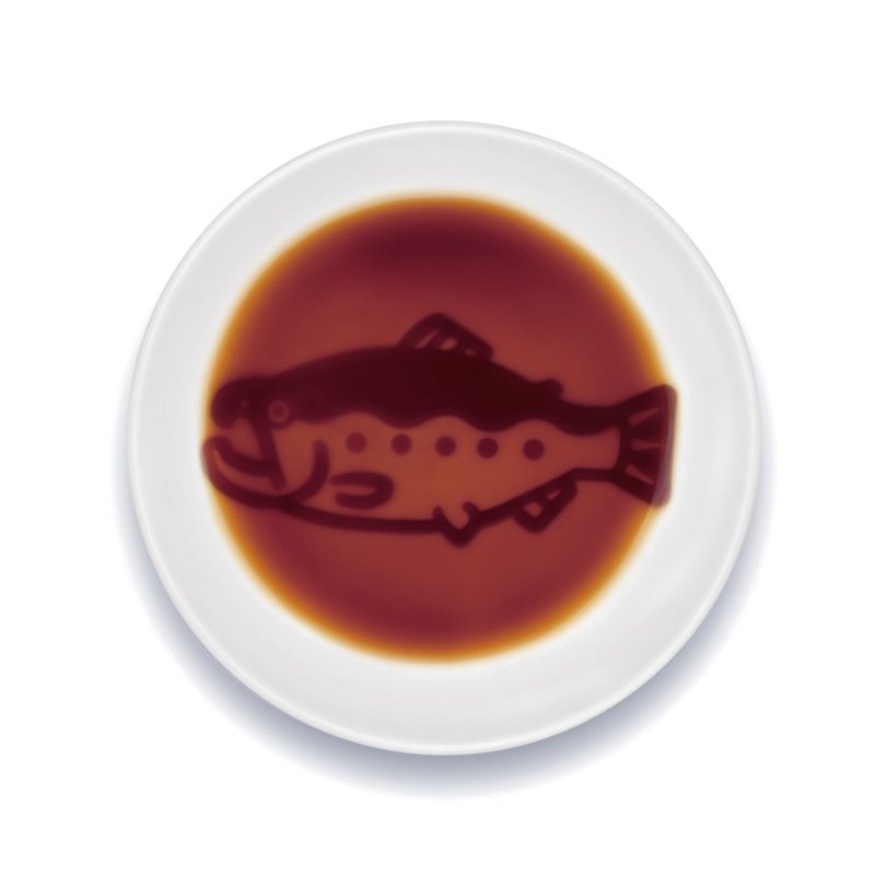 Layered sauce dish-salmon
