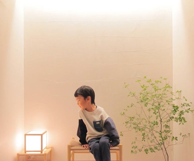 ペーパーコードキッズチェア SHIKAKU-Rectangle（長方形)/ 子供用