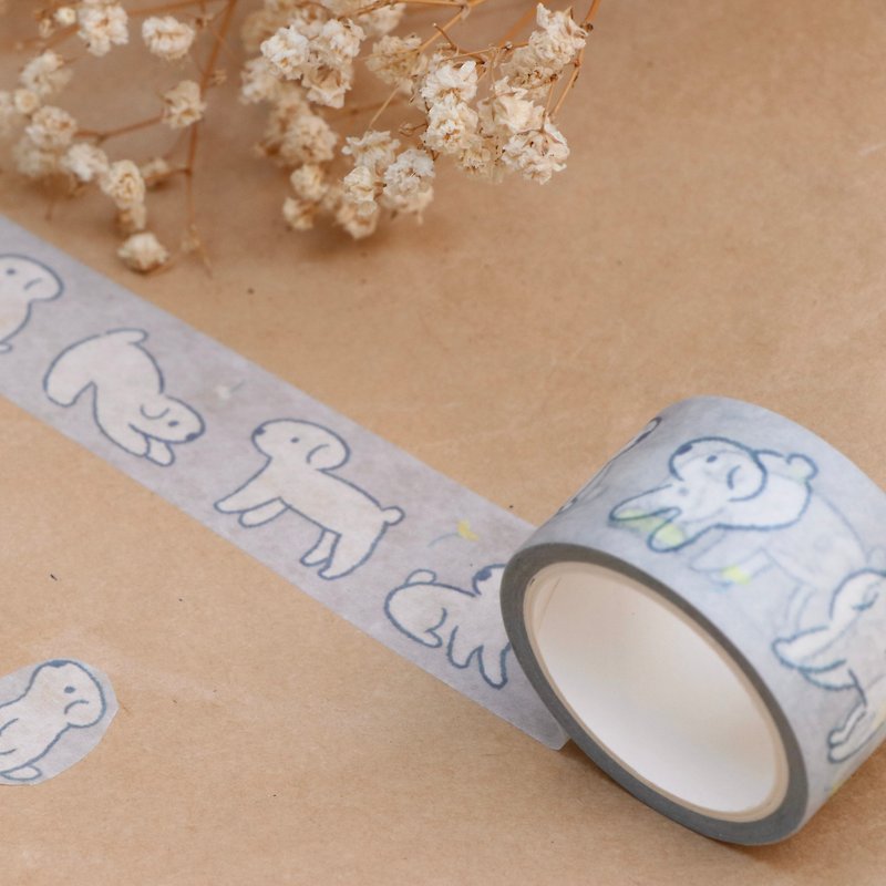 紙 マスキングテープ - Yixiang イラスト家 - 子犬の日常