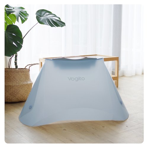 Vogito 好日照 【居家清潔】台灣設計 | 好日照UV殺菌摺疊罩(莫蘭迪藍)