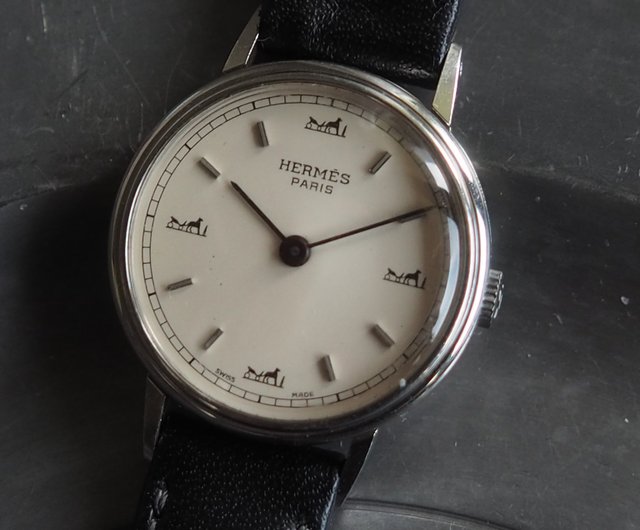 超希少　HERMES　馬　手巻き　ヴィンテージ　時計　スイスムーブメント 超希少 HERMES 馬 手巻き ヴィンテージ 時計 スイスムーブメント