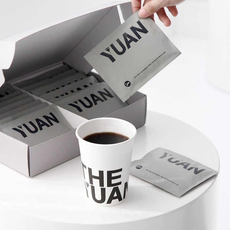 THE YUAN カスタマイズされたギフトボックスの包括的な 18 にフィルターコーヒーが入ります / 大量注文に対応できます - コーヒー - 紙 