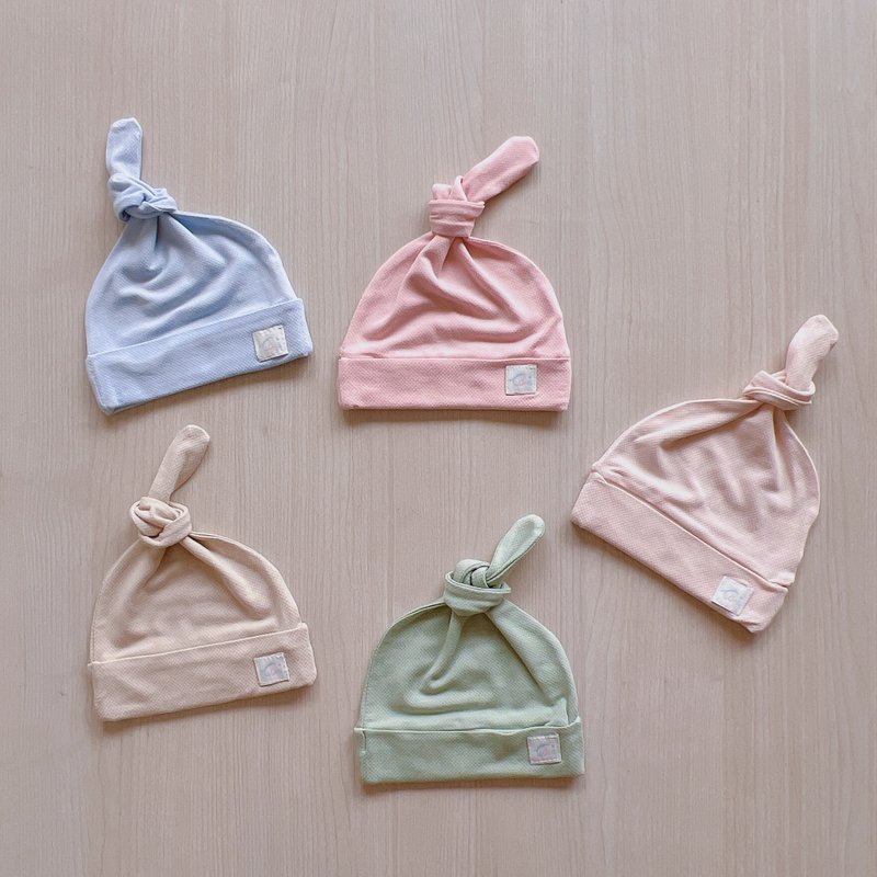 [YOUrs Youerssi] Guliu cotton-newborn pacifier cap made in Taiwan children's clothing baby hat mesh - Baby Hats & Headbands - Other Materials 