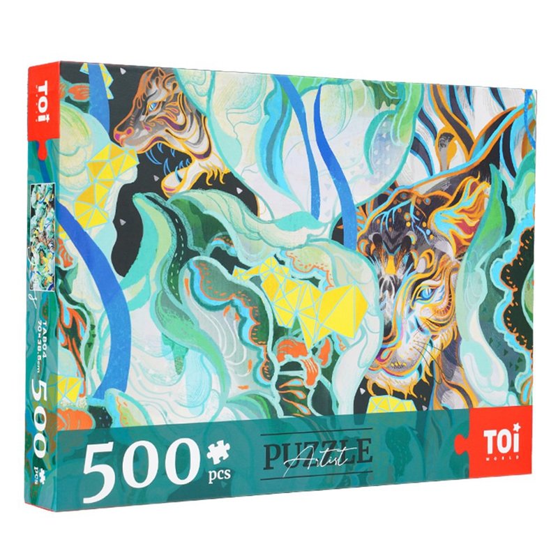 TOi圖益【騫霄國畫工】拼圖500片聖誕禮盒 DIY生日插畫桌遊禮物 - 拼圖 - 紙 