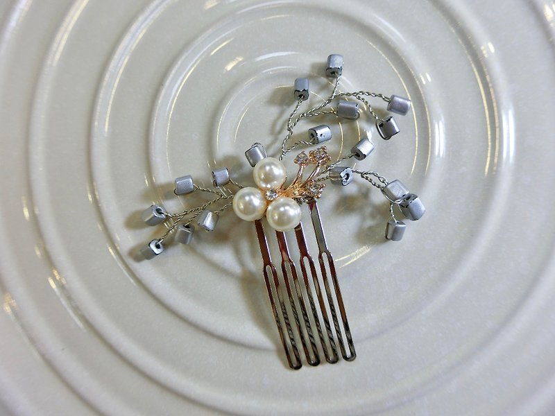 Wear a happy decorated antlers series - French comb - A - Hair Accessories - Other Metals Multicolor