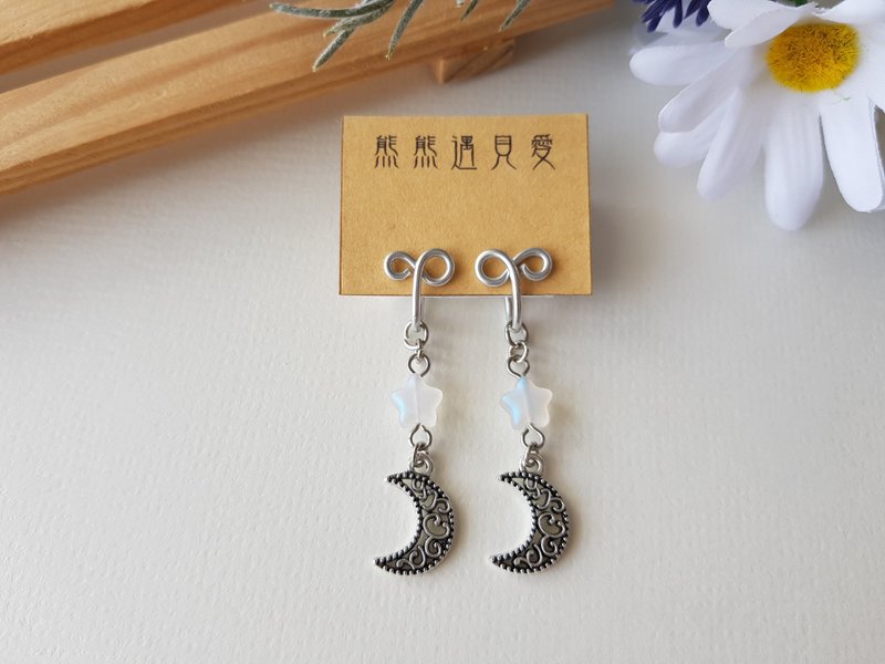 [Xingyue] Silver ~ Painless Clip-On, clip-on earrings, ear hooks - Earrings & Clip-ons - Other Materials 