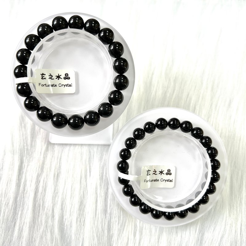 Black Tourmaline Bracelet | Crystal | Crystal Bracelet | Crystal Bracelet | - สร้อยข้อมือ - คริสตัล สีดำ