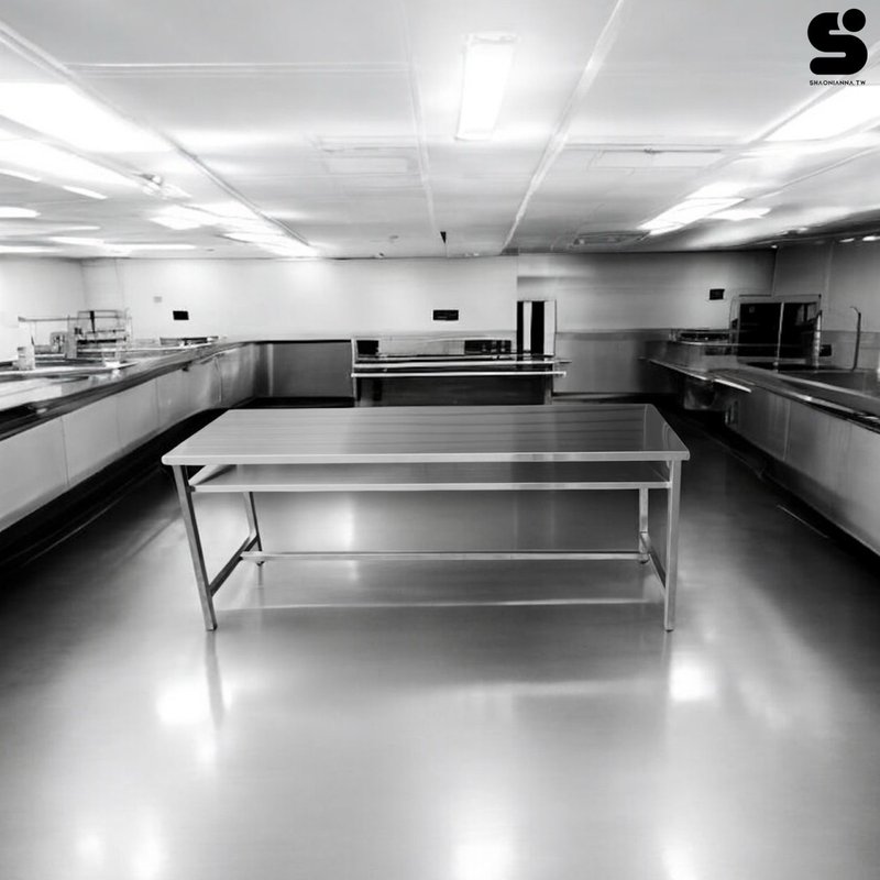 Stainless Steel Table. Stainless Steel Work Table.. Double Layer. Dining Table. Event Venue Table. Kitchen Cooking, Food - เฟอร์นิเจอร์อื่น ๆ - โลหะ สีใส