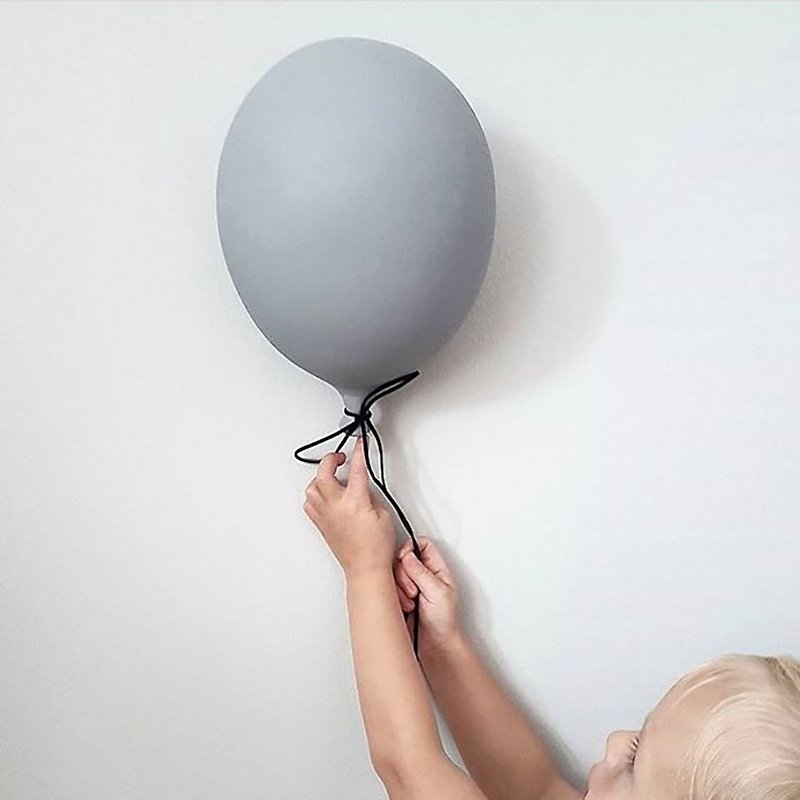 【ByOn】Balloon L Grey - ตกแต่งผนัง - เรซิน 
