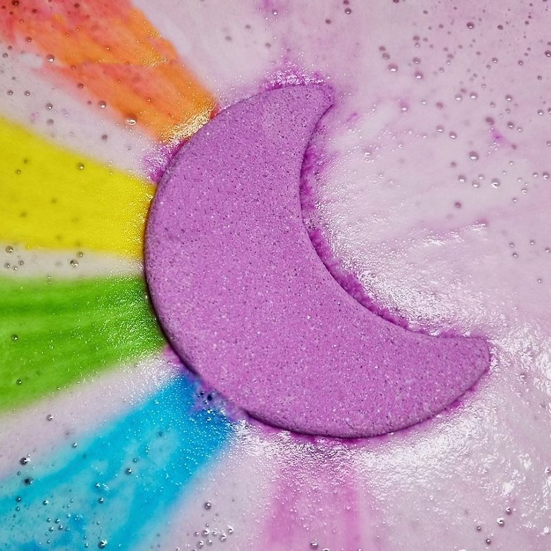 Explosive Colorful Bubble Cake【Quicksand Moonlight】-I'm Bomb, South Korea - ครีมอาบน้ำ - สารสกัดไม้ก๊อก สีม่วง