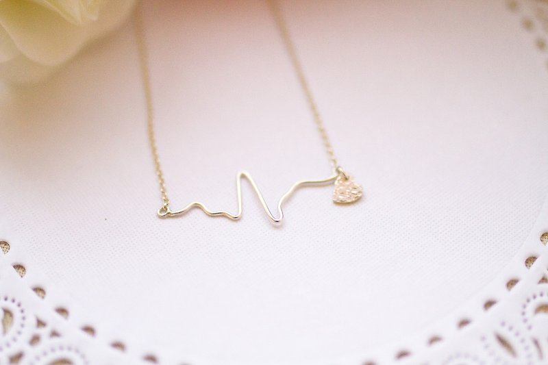 Just for your heart necklace - สร้อยคอ - โลหะ สีเงิน