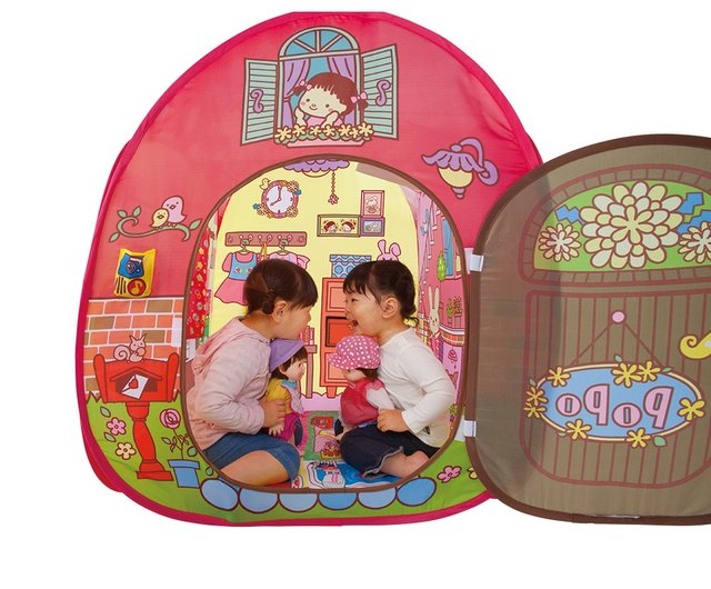 2階建てぽぽちゃんホーム（呼び鈴付き） - ショップ weicker 知育玩具