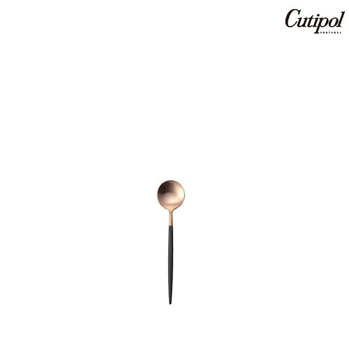 Cutipol 葡萄牙Cutipol GOA系列黑玫瑰金11.5 cm咖啡匙