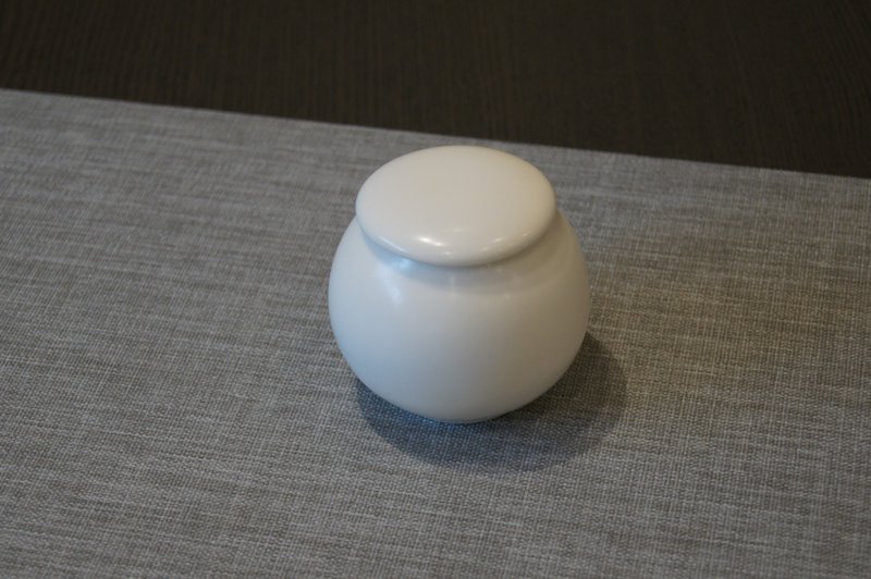 白月系列  月畔-茶倉 - 茶壺/茶杯/茶具 - 陶 白色