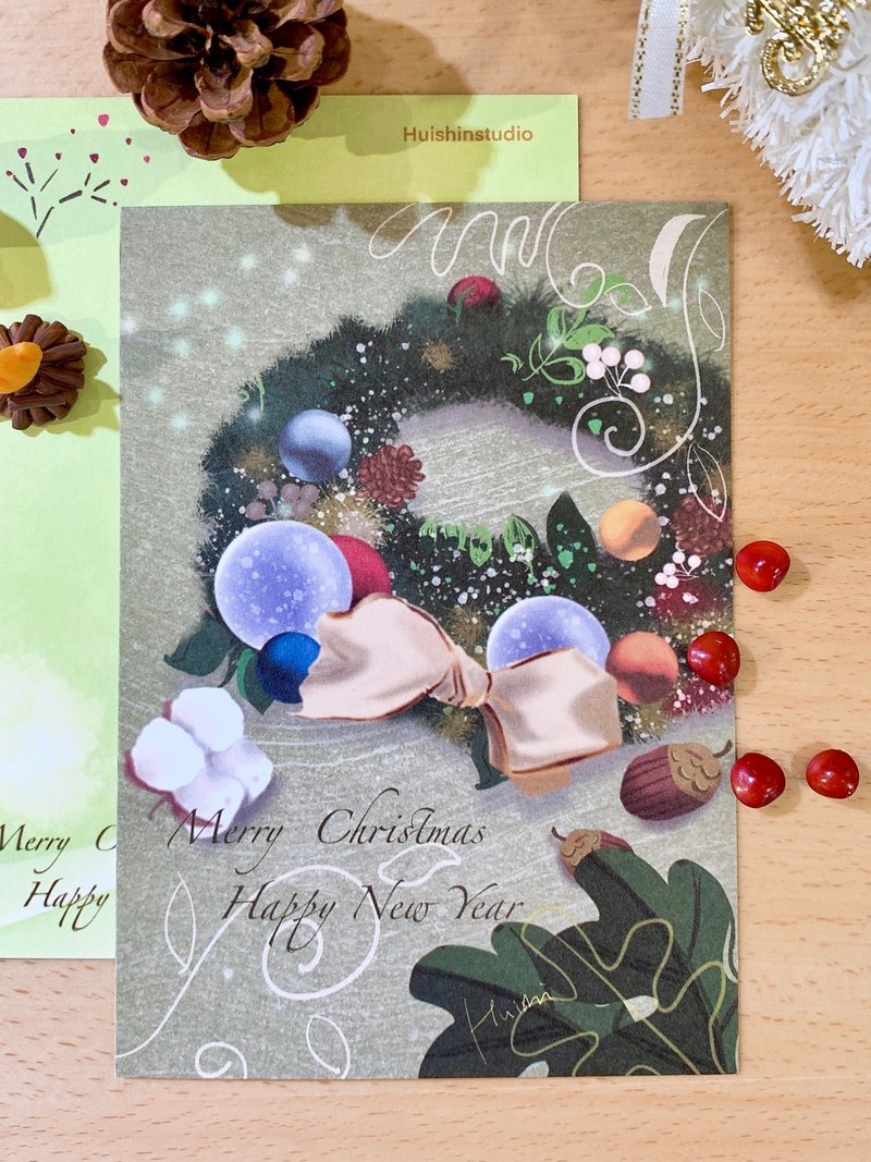 [Christmas postcard - well written for you] Gathering with you - การ์ด/โปสการ์ด - กระดาษ 