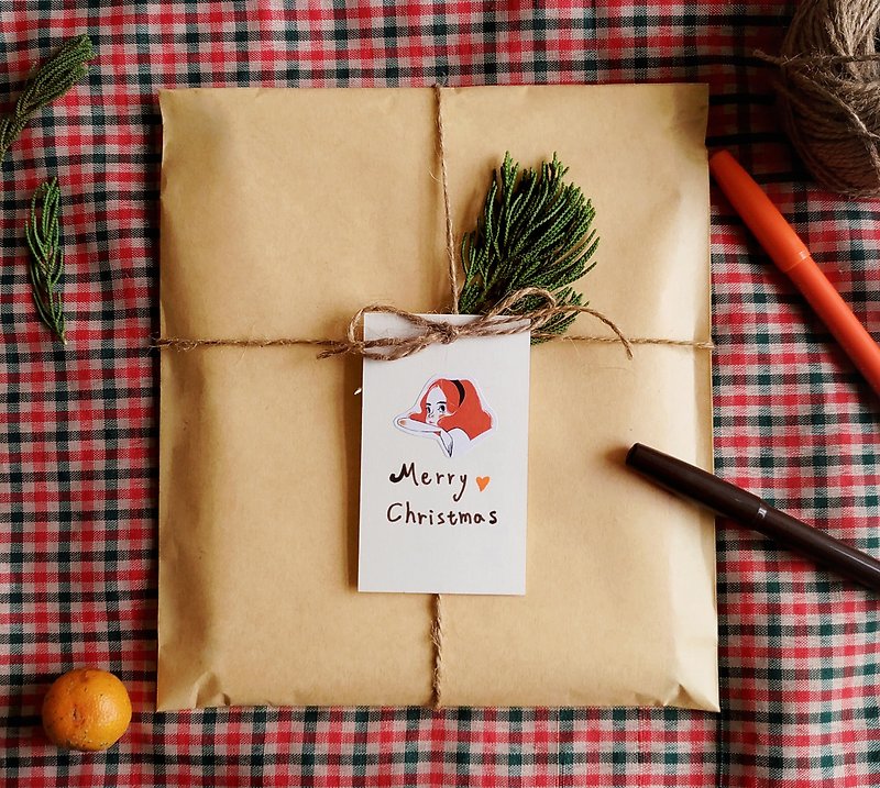 貼心免費聖誕包裝(僅提供2018紅髮女孩兒桌曆)(不做單售) - 年曆/桌曆 - 紙 