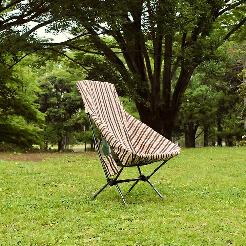 annabelle camp Helinox chair two用カバー (stripe×floral)