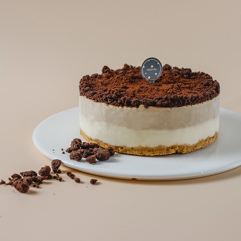Original Tiramisu (6 inches) Rich coffee aroma - Cake & Desserts - Fresh Ingredients Brown