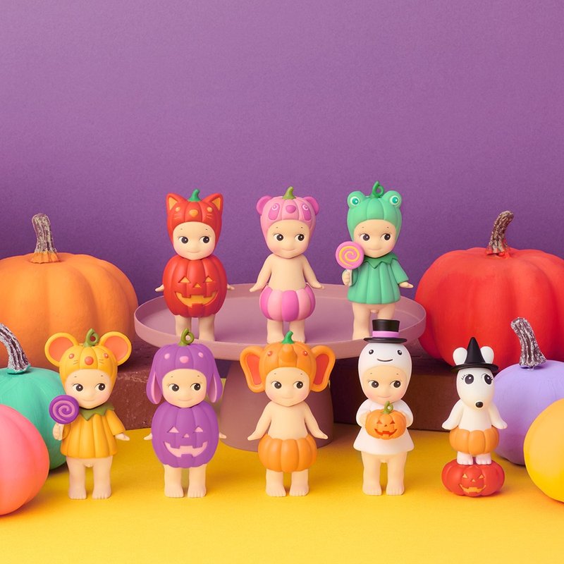 Sonny Angel MiniFigure 南瓜樂園 限定版公仔 (盒裝6入) - 公仔/玩偶 - 塑膠 