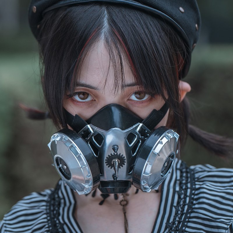 蒸汽朋克 steampunk 賽博朋克 防霧霾 銀色 防毒面具 - 其他 - 其他材質 銀色