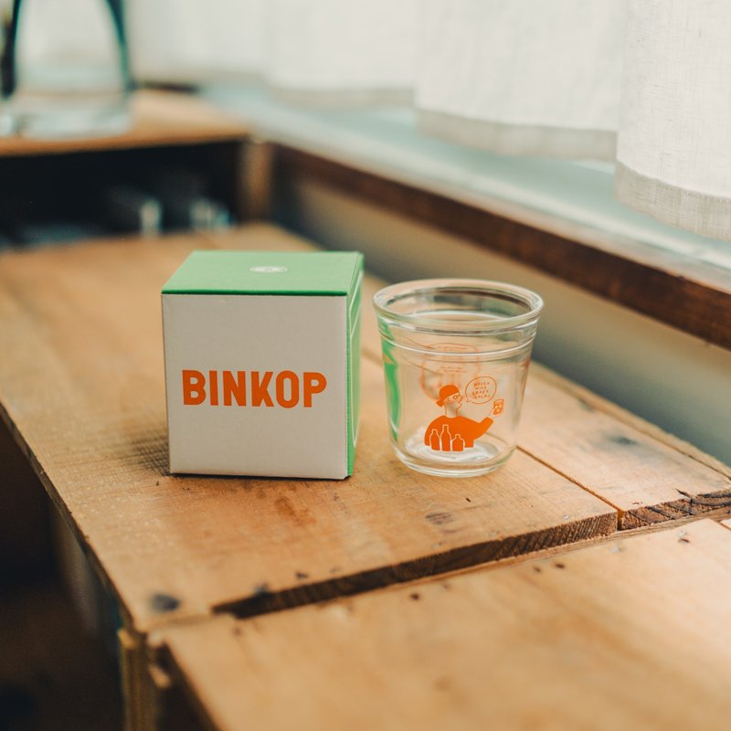 【Limited Stock】CRAFT COLA hour BINKOP Original Glass - Glasses - แก้ว สีน้ำเงิน