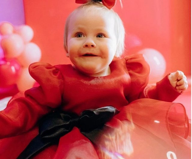 Fuchsia baby outlet dress