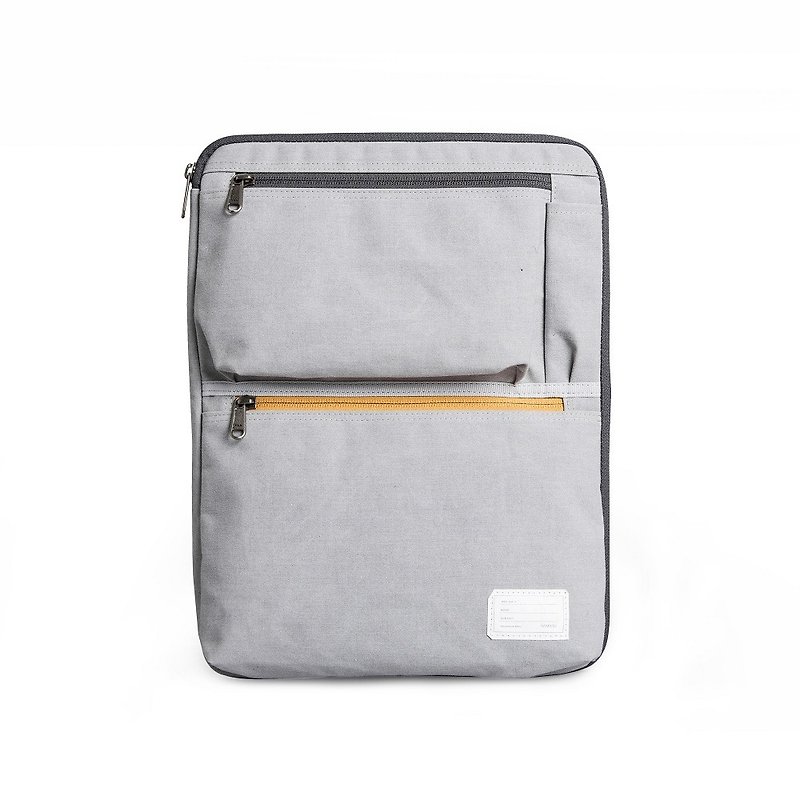 RAWROW | Inside Bag Series-13 "Shockproof System Storage Bag - Rock Gray -RMD110GY - กระเป๋าแล็ปท็อป - กระดาษ สีเทา