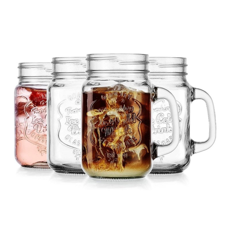 WildJar 梅森罐 500ml 窄口梅森馬克杯/環保杯 - 其他 - 玻璃 透明