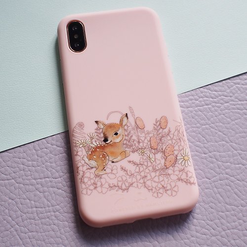 Powered By Hamsters 小鹿花海, iphone手機殼, iPhone14 series対応,可付掛繩