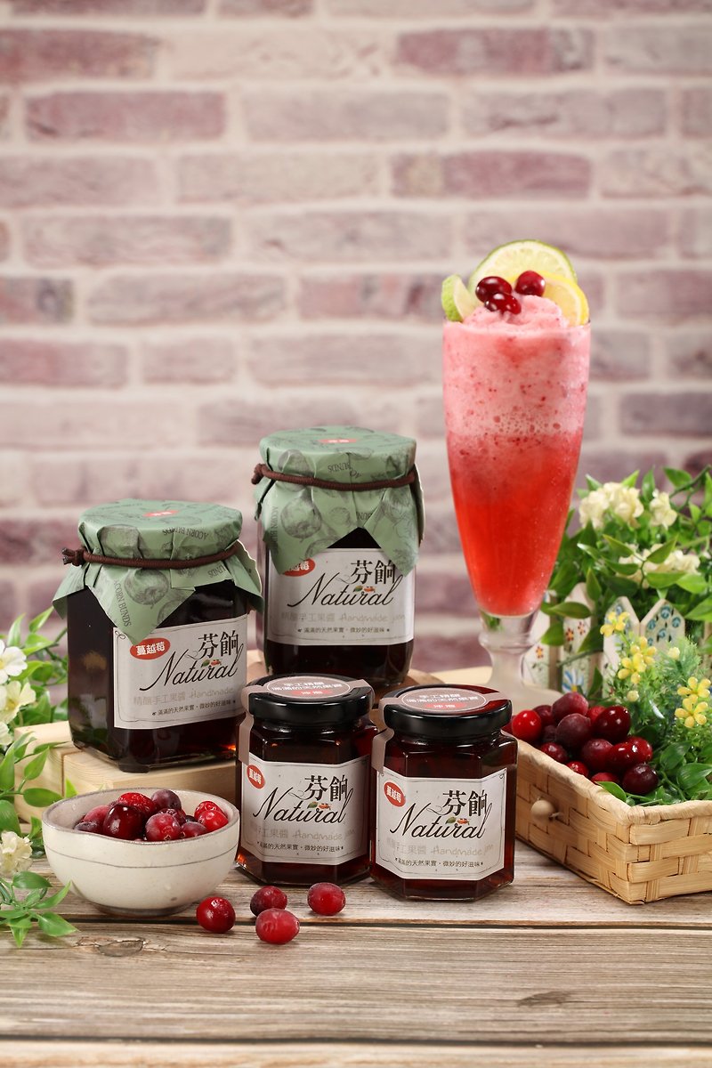 【HANDMADE JAM】 Cranberry -250ml, 550ml, 1100ml - Jams & Spreads - Fresh Ingredients Red