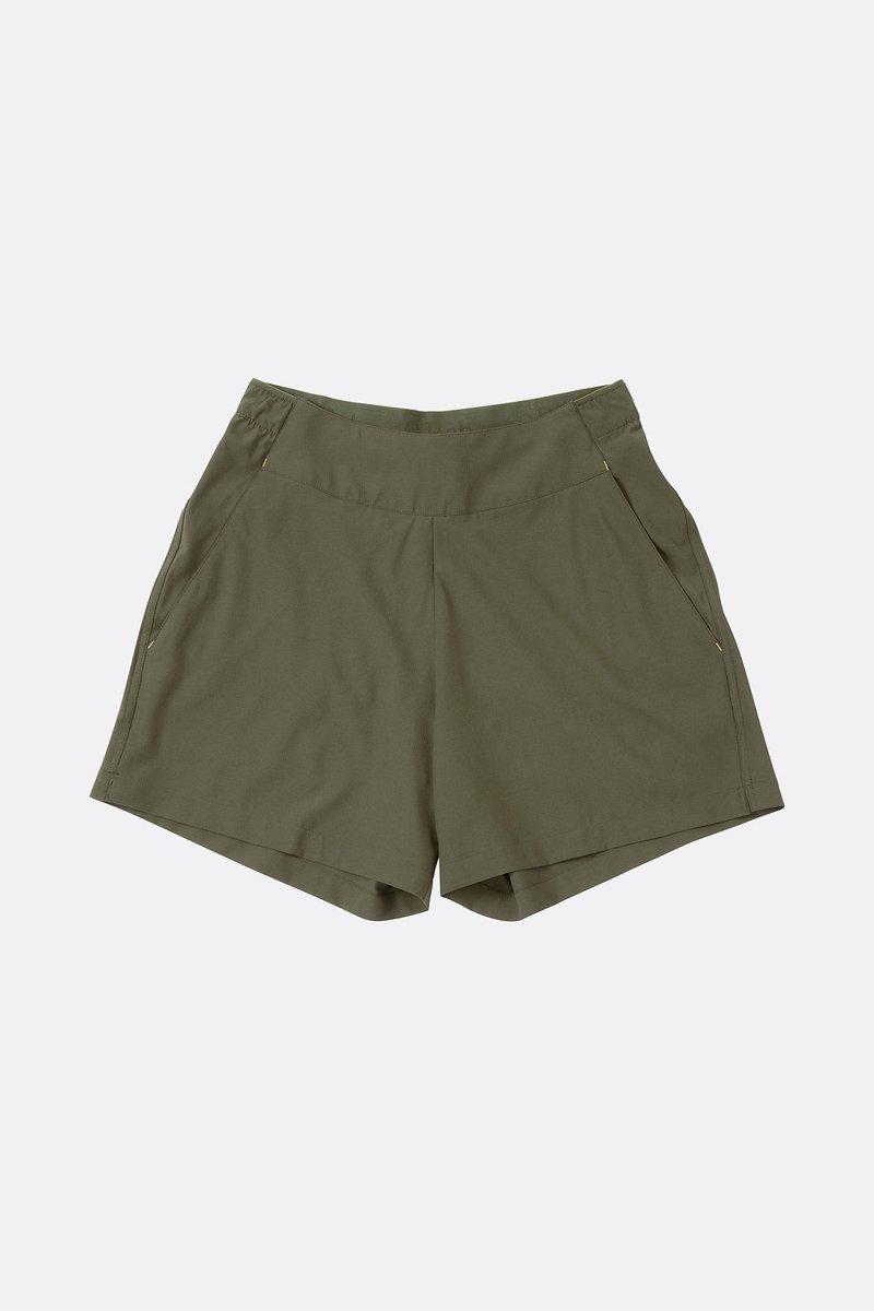 【Rab】Women's Harpur Shorts 女 軍綠 - 女運動褲/機能褲 - 聚酯纖維 綠色
