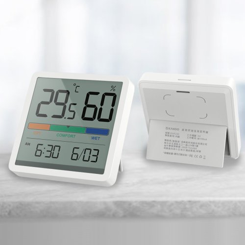 XIAOMI Miiiw Mute Temperature Humidity Clock Digital Hygrometer