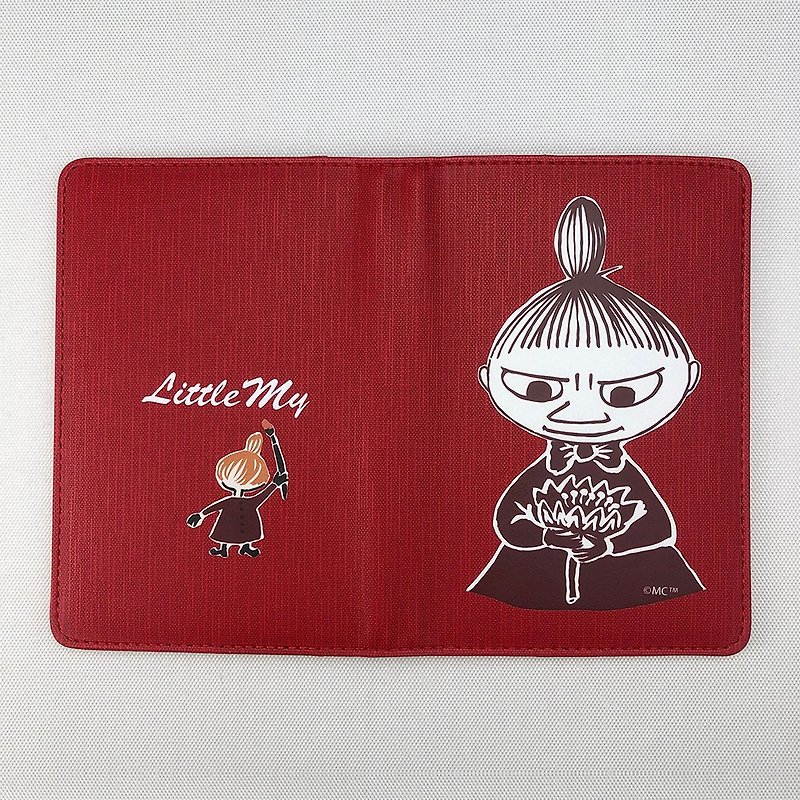 Moomin Authorization-Passport Case-AE04 (Red) - ที่เก็บพาสปอร์ต - หนังเทียม สีแดง