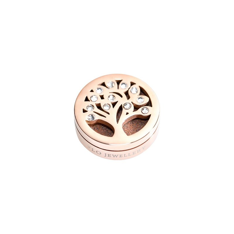 Tree of Life FLO Diffuser Aroma Diffuser Clip with Cubic Zirconia Stones - Other - Stainless Steel Pink
