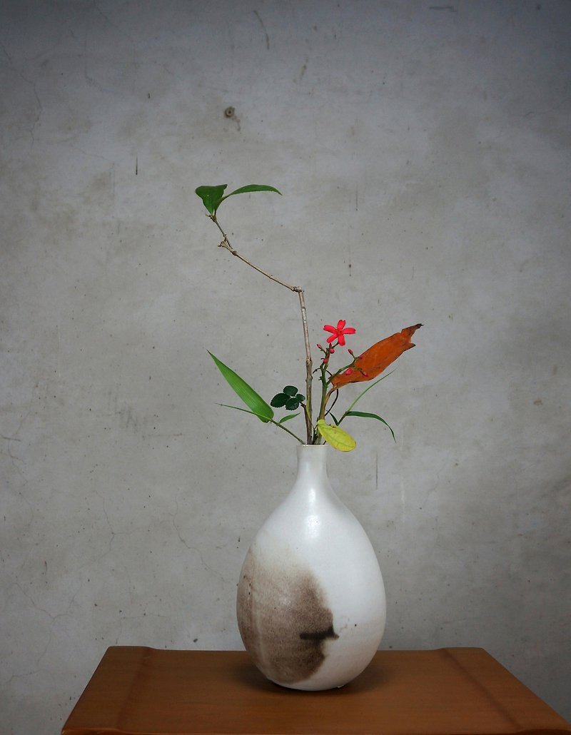 Dan ceramic flower _ _ quicksand - Plants - Porcelain White