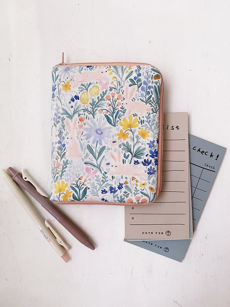 hairmo Tutu garden zipper pen bag hand account muffin bag (hand account. Gel pen) - Notebooks & Journals - Cotton & Hemp Pink
